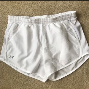 White Under Armour Shorts